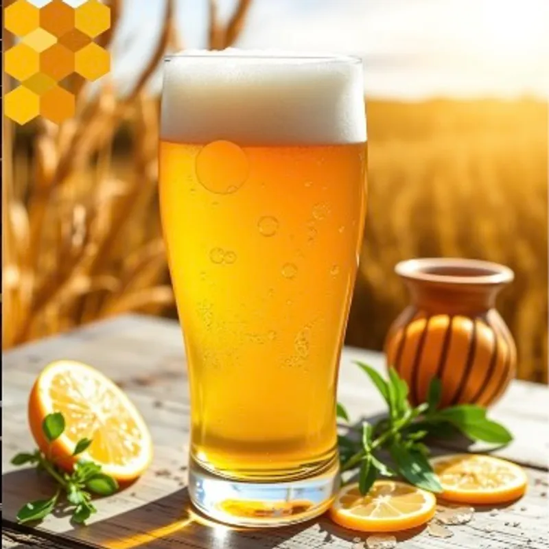 Saison Honey Wheat Ale Mead image